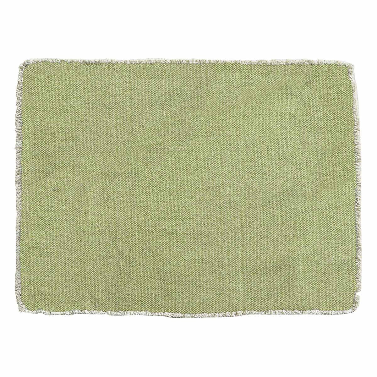 Frayed Edge Placemat - Pear Set Of 6 Park Designs