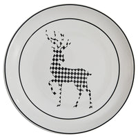 Thumbnail for Harlequin Deer Salad Plate - Set of 4 Park Designs