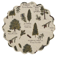 Thumbnail for Fir Tree Placemats - Round Set Of 6 Park Designs