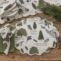 Thumbnail for Fir Tree Placemats - Round Set Of 6 Park Designs