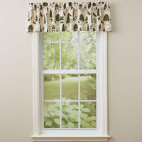 Set of 2 Fir Tree Valance Park designs - The Fox Decor