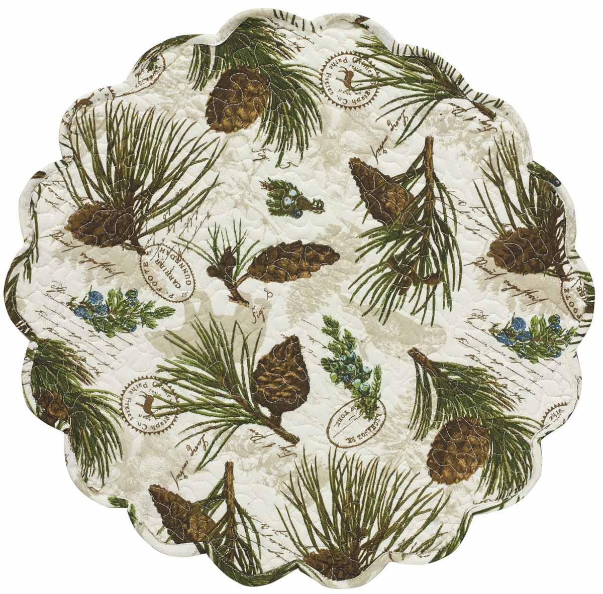 Walk In The Woods Placemats - Set Of 6 Park Designs - The Fox Decor