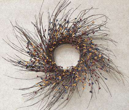16" Colonial Pip/Twig Wreath Pip Wreaths CWI+ 