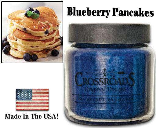 16 Oz Jar Candle, Blueberry Pancakes - The Fox Decor