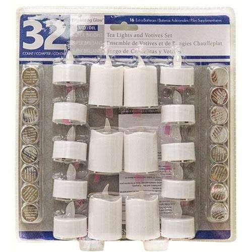 16/Set, Tealights & Votives Pillars/Tealights/Votives CWI+ 