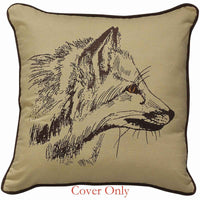 Thumbnail for Fox Embroidered 20 Pillow Cover Set of 4 - Park Designs