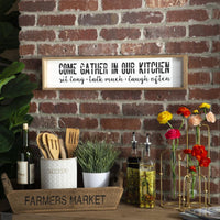 Thumbnail for Gather in Our Kitchen Sign - The Fox Decor