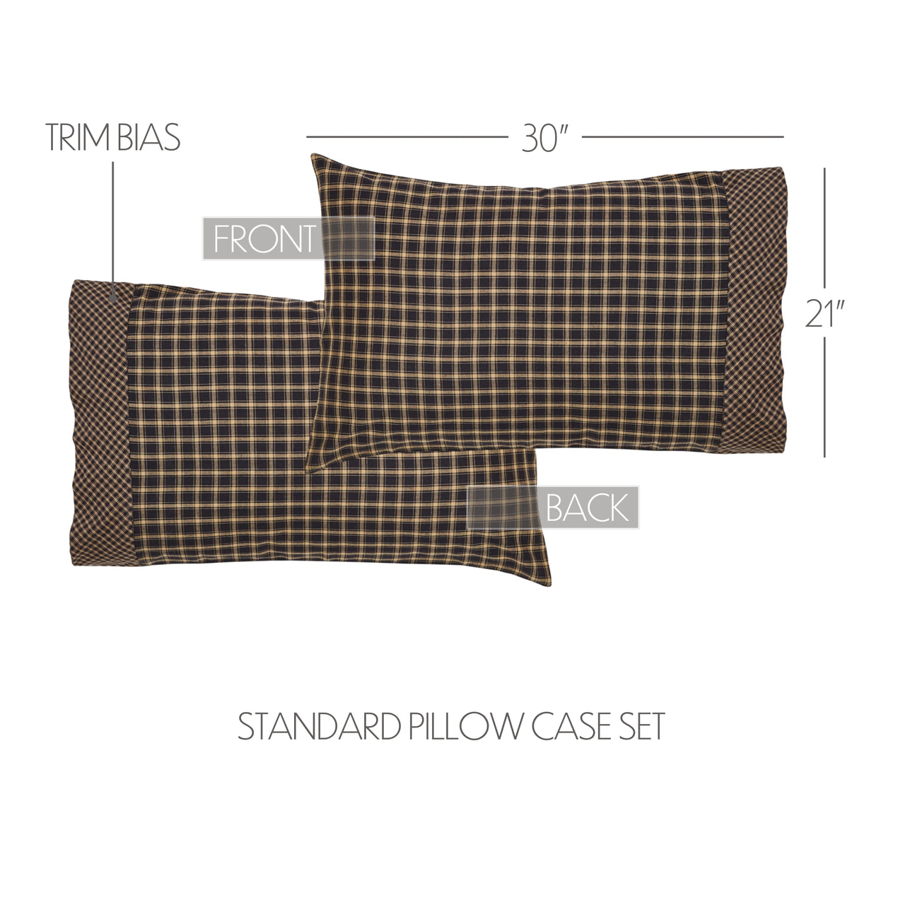 Beckham Standard Pillow Case Set of 2 - 21x30 VHC Brands