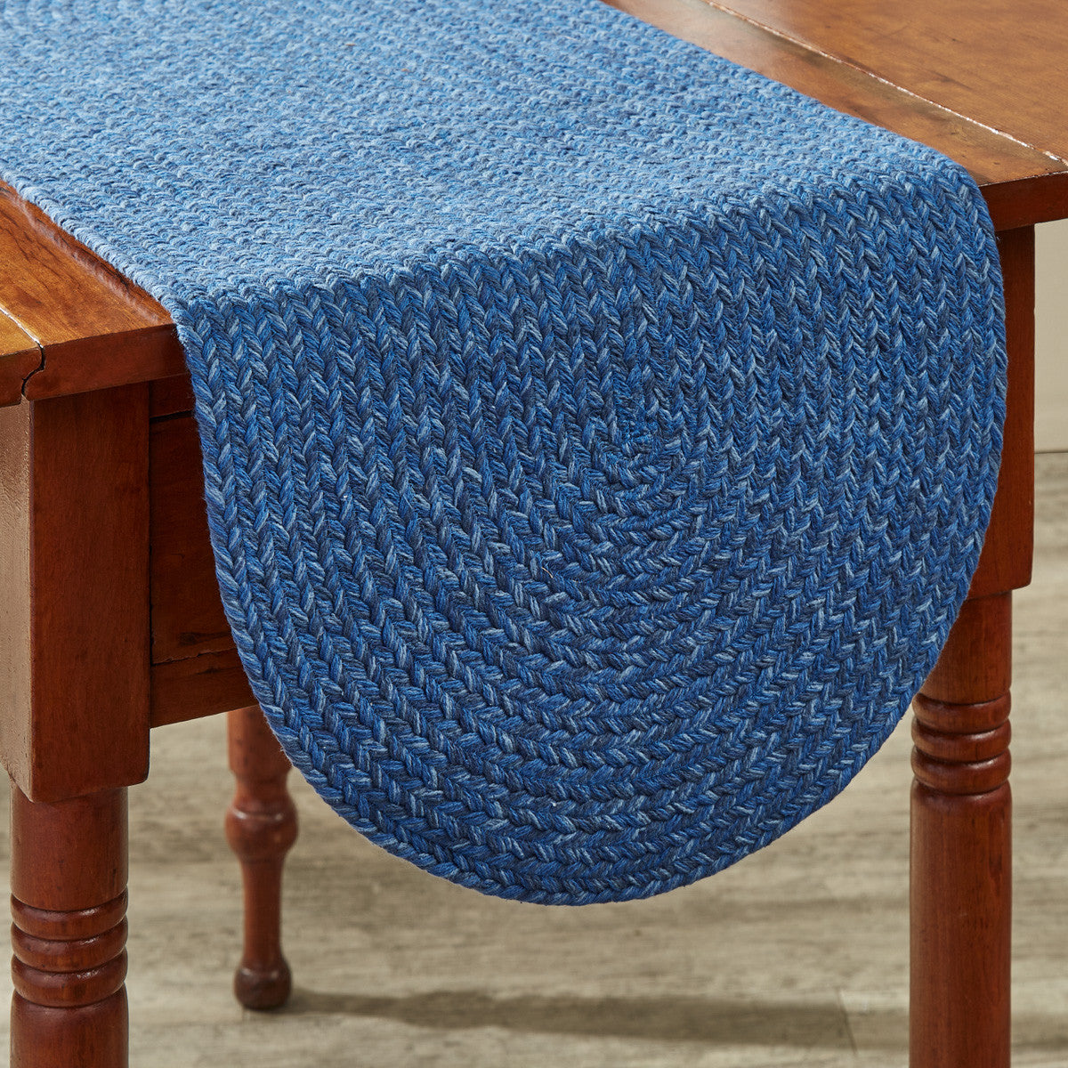 Spice Bin Braided Table Runner 36"L - Blue Spice Set of 2 Park Designs