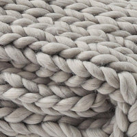 Thumbnail for Chunky Knit Throw - Fog Park Designs - The Fox Decor
