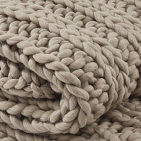 Thumbnail for Chunky Ribbed Throw - Mushroom Park Designs - The Fox Decor