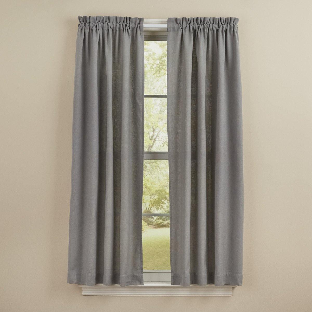 Farmington Curtain Panels - Dove Gray 72x63 Park Designs - The Fox Decor