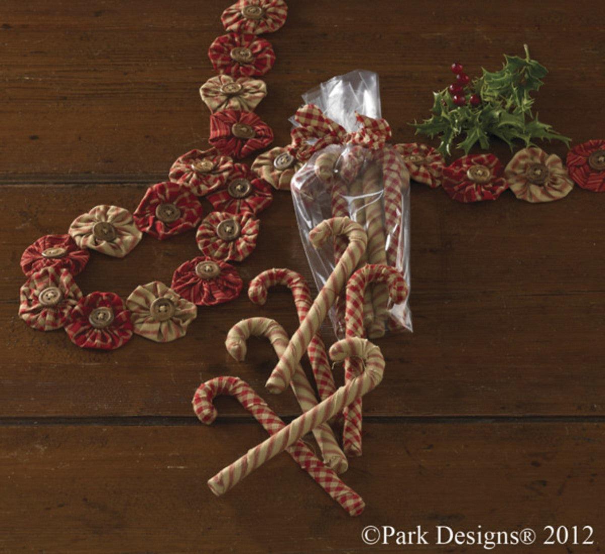 Holiday Candy Canes - Set of 6 Park Designs - The Fox Decor
