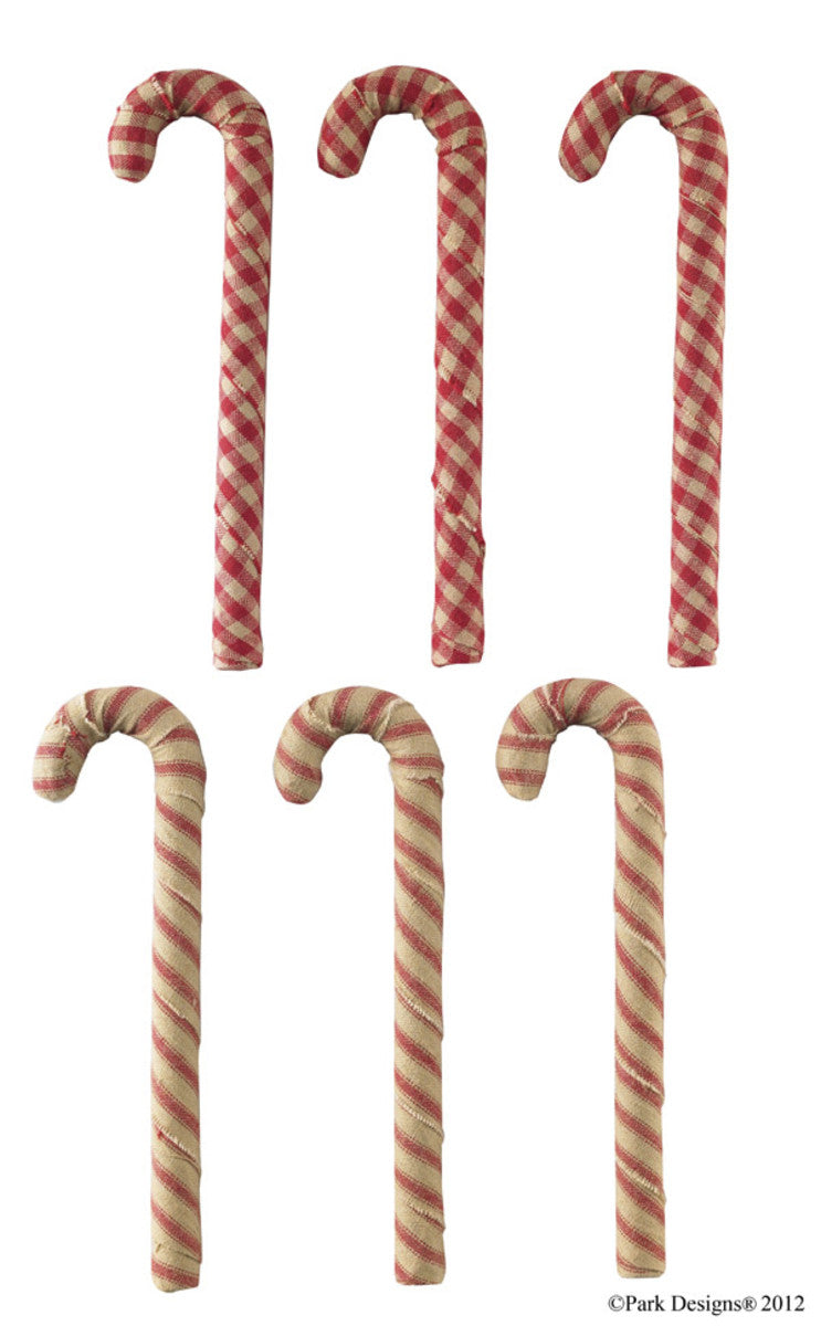 Holiday Candy Canes - Set of 6 Park Designs