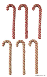 Thumbnail for Holiday Candy Canes - Set of 6 Park Designs