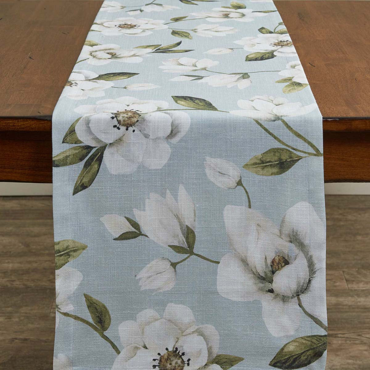 Magnolia Floral Table Runner - 72"L Park Designs