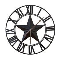 Thumbnail for Large Star Wall Clock - Park Designs - The Fox Decor