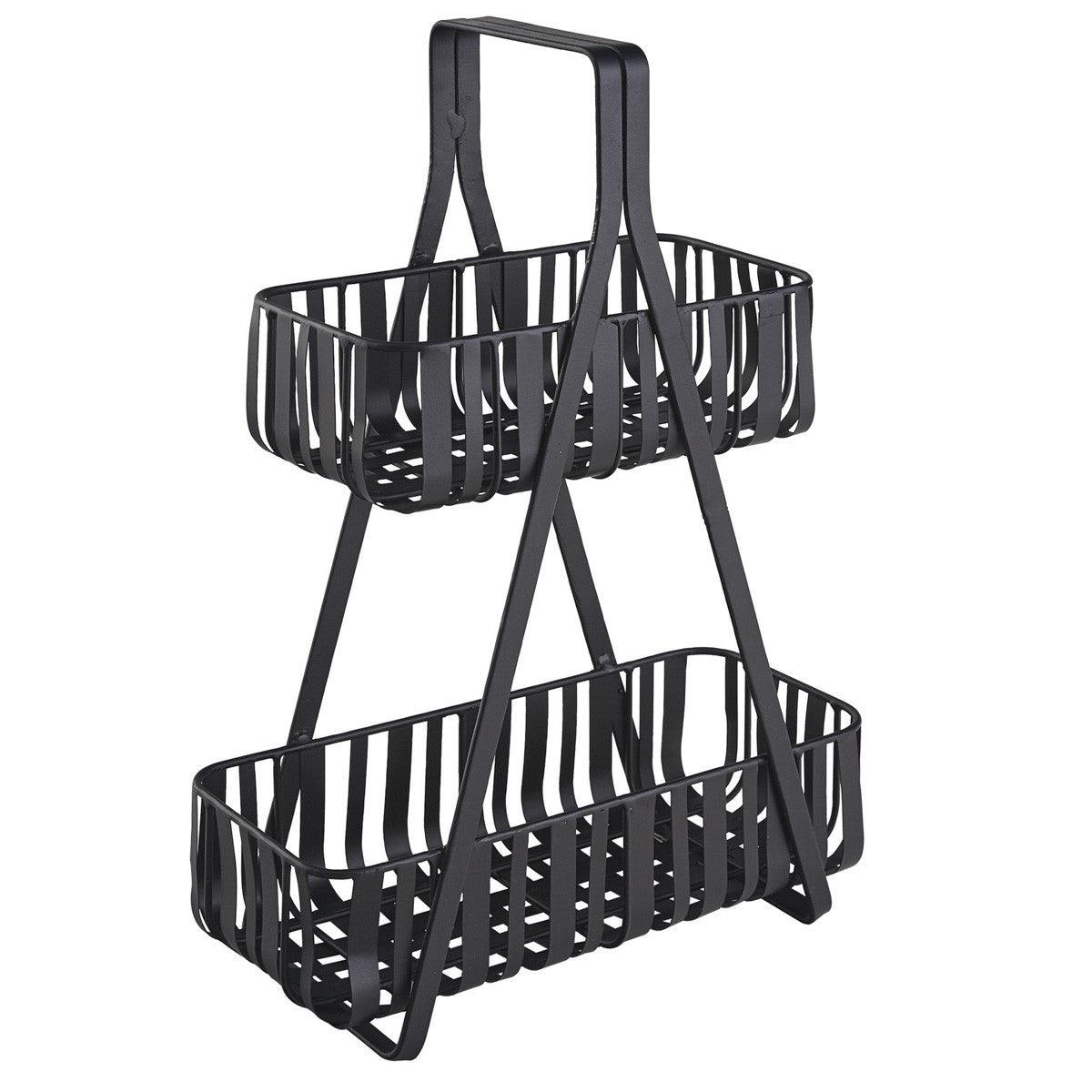 Spencer 2 Tier Basket Stand Park Designs - The Fox Decor