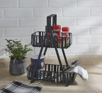 Spencer 2 Tier Basket Stand Park Designs - The Fox Decor
