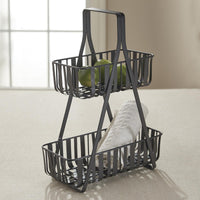 Spencer 2 Tier Basket Stand Park Designs - The Fox Decor