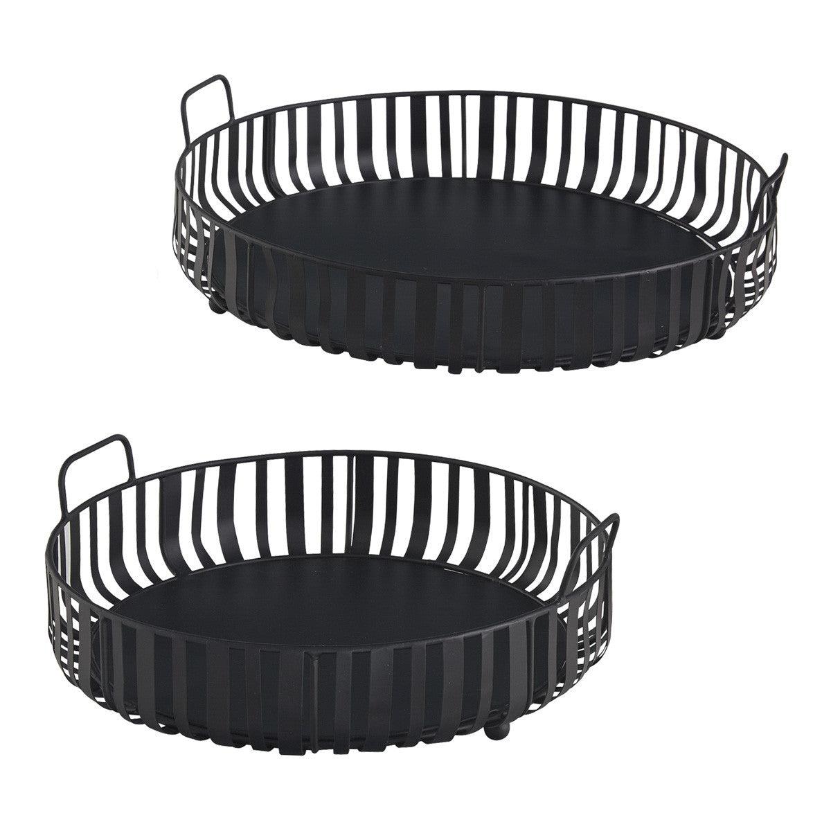 Spencer Round Trays - Set of 2 Park Designs - The Fox Decor