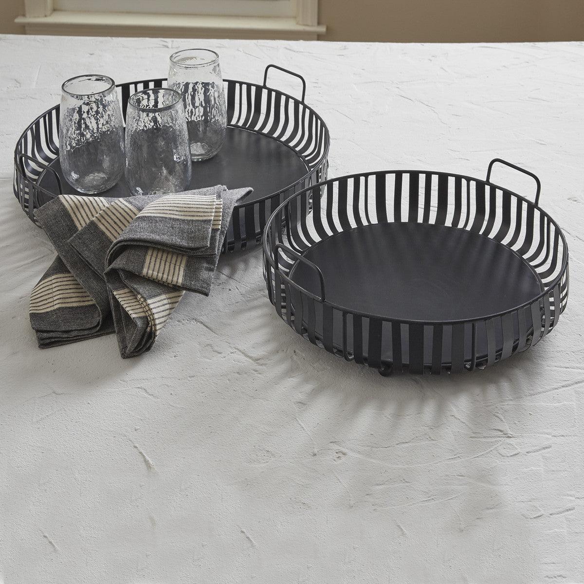 Spencer Round Trays - Set of 2 Park Designs - The Fox Decor