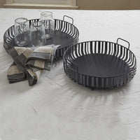 Thumbnail for Spencer Round Trays - Set of 2 Park Designs - The Fox Decor