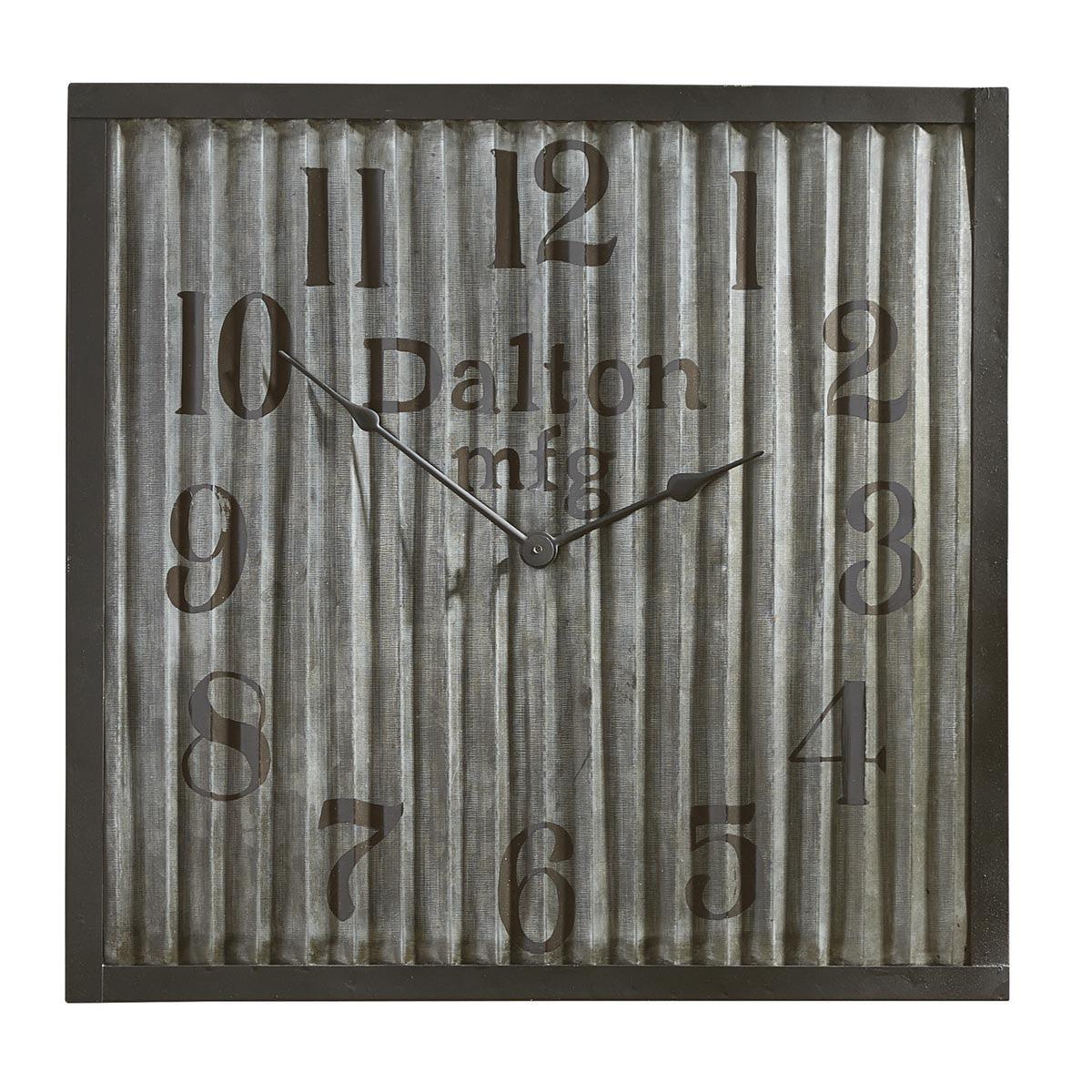 Galvanized Wall Clock Park Designs