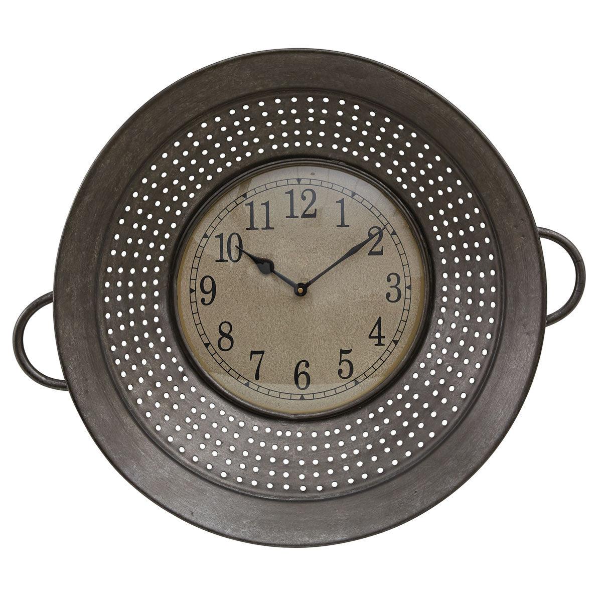 Colander Wall Clock Park Designs