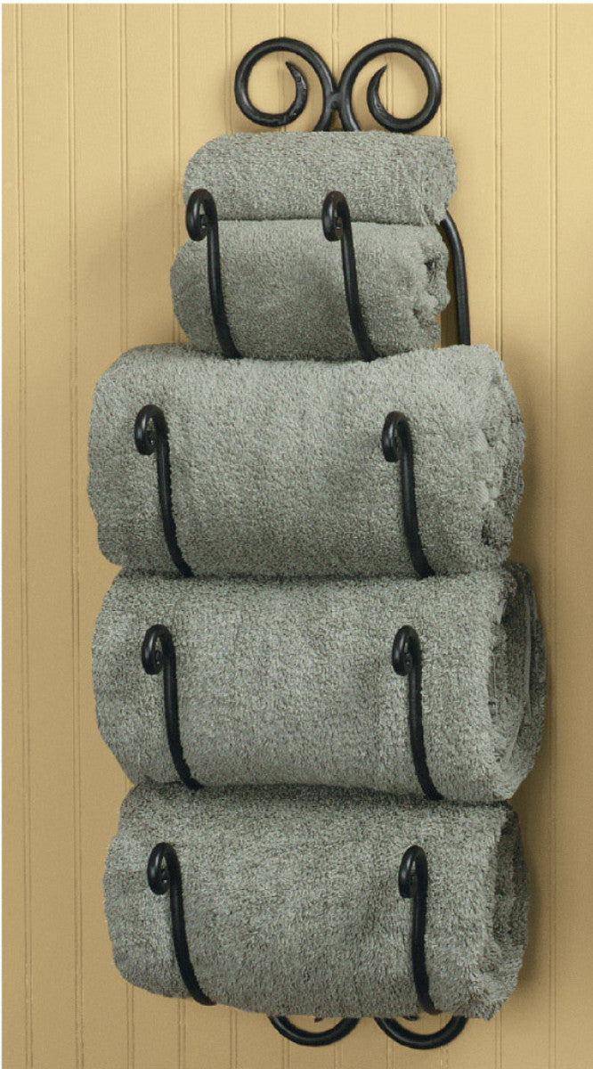 Scroll Bath Towel Holder 27" Iron - Park Designs - The Fox Decor
