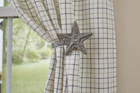 Thumbnail for Star Curtain Tie backs - Galvanized Set Of 2 Park Designs - The Fox Decor