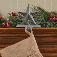 Thumbnail for Star Stocking Hanger - Galvanized Set of 2 Park Designs