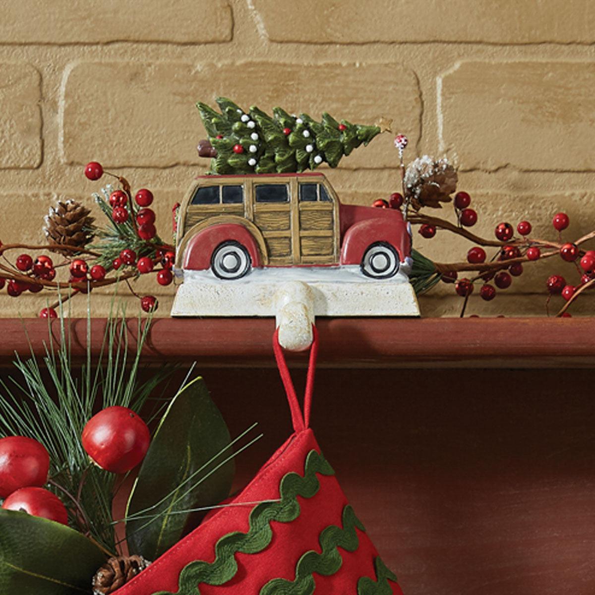 Red Woody Stocking Hanger - Park Designs - The Fox Decor