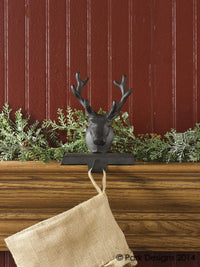 Thumbnail for Reindeer Stocking Hanger - Set of 2 Park Designs