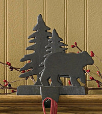 Thumbnail for Bear & Tree Stocking Hanger - Set of 2 Park Designs - The Fox Decor