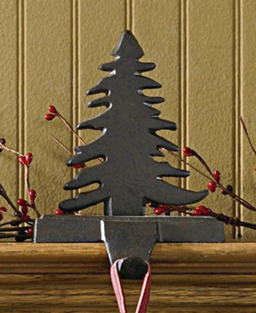 Fir Tree Stocking Hanger - Iron Finish Set of 2 Park Designs - The Fox Decor