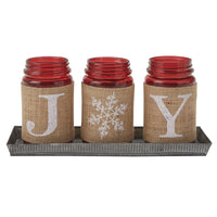 Thumbnail for Joy Mason Jar Tray With Jars - Park Designs - The Fox Decor