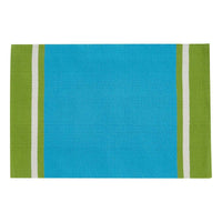Aqua Cargo Stripe Placemat - Set Of 6 Park Designs - The Fox Decor