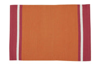 Thumbnail for Cargo Stripe Placemat - Tangerine Set Of 6 Park Designs