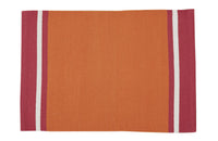 Thumbnail for Cargo Stripe Placemat - Tangerine Set Of 6 Park Designs