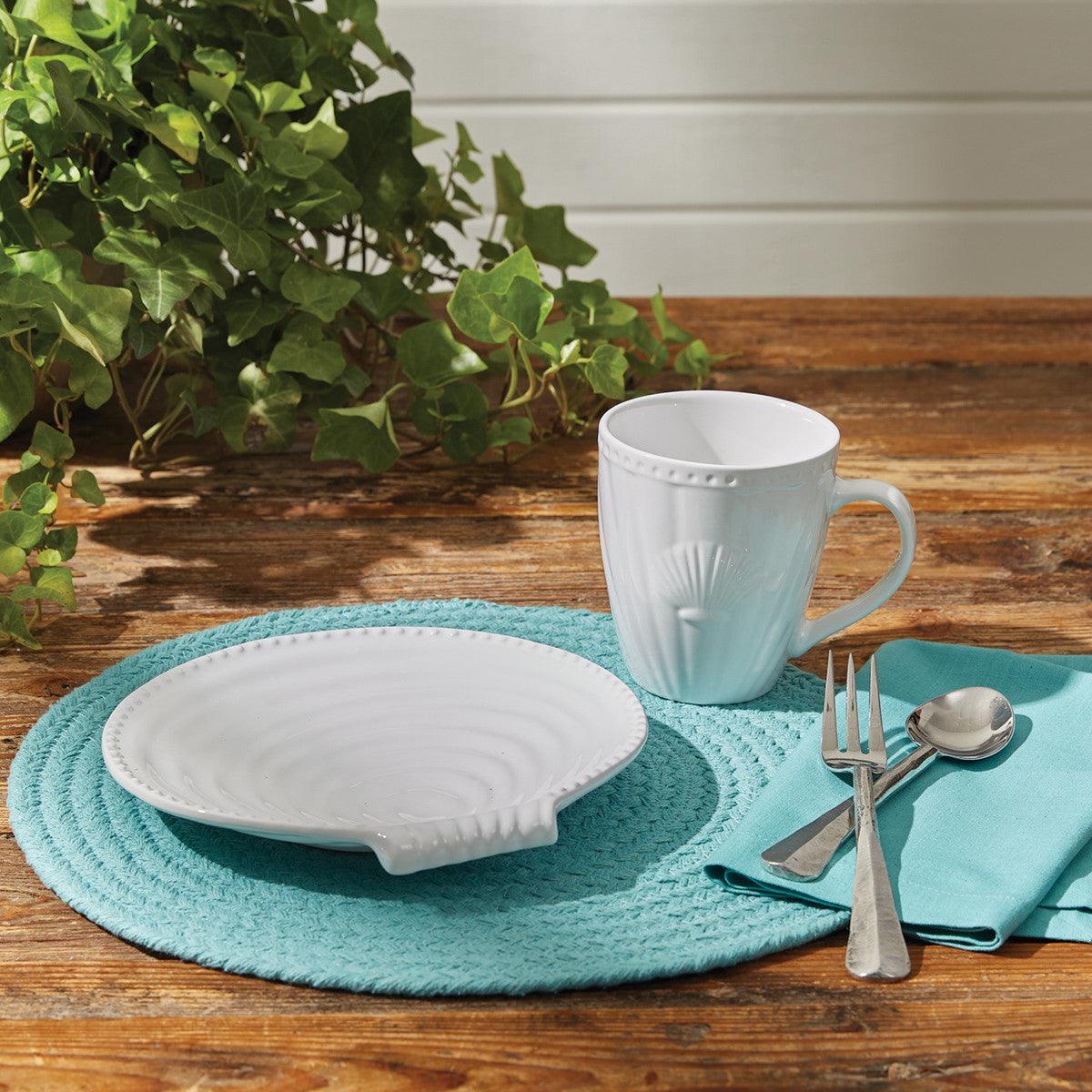 Seashell Salad Plates - Set of 4 Park Designs - The Fox Decor