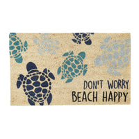 Don'T Worry Beach Happy Door Mat - Park Designs - The Fox Decor