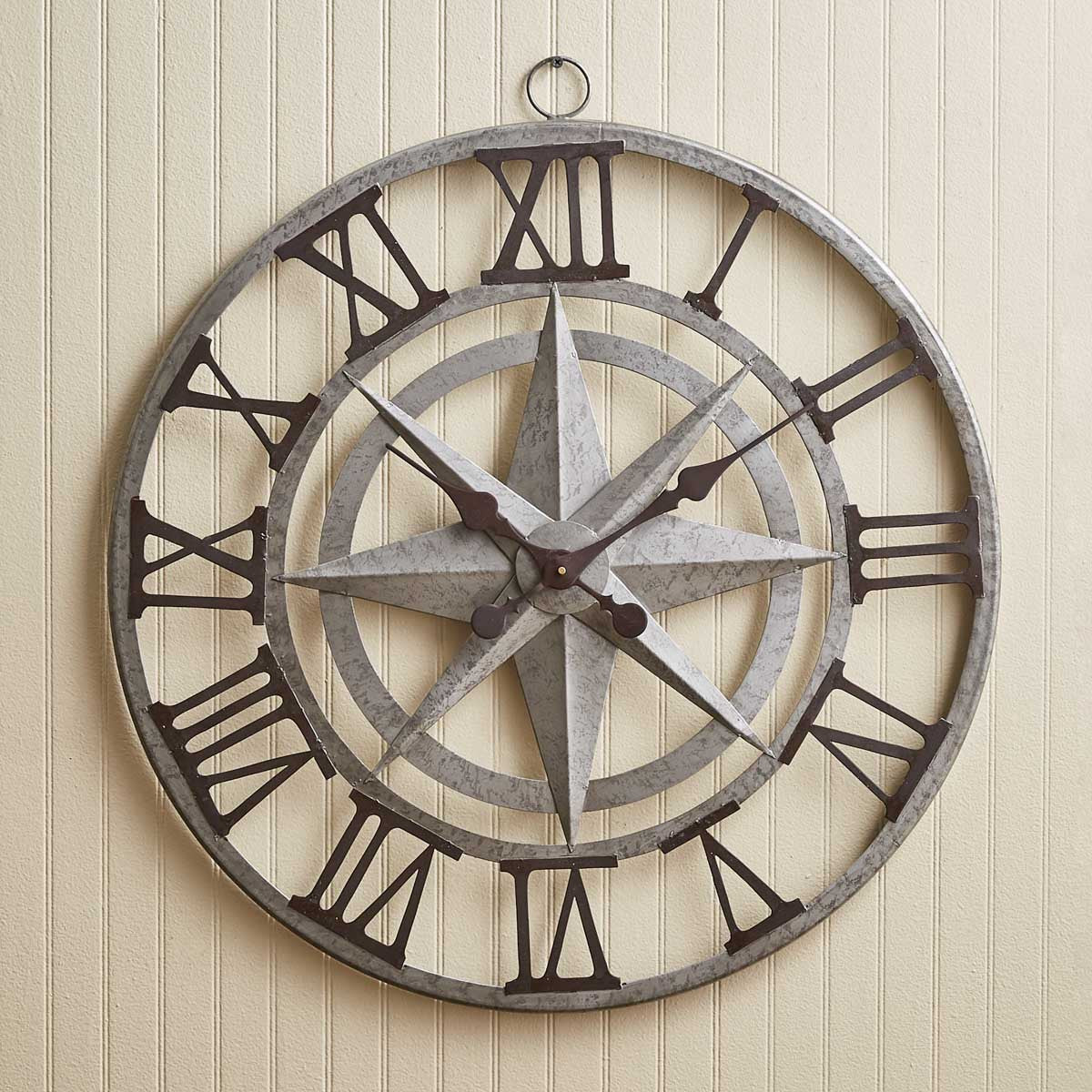 Compass Wall Clock Park Designs