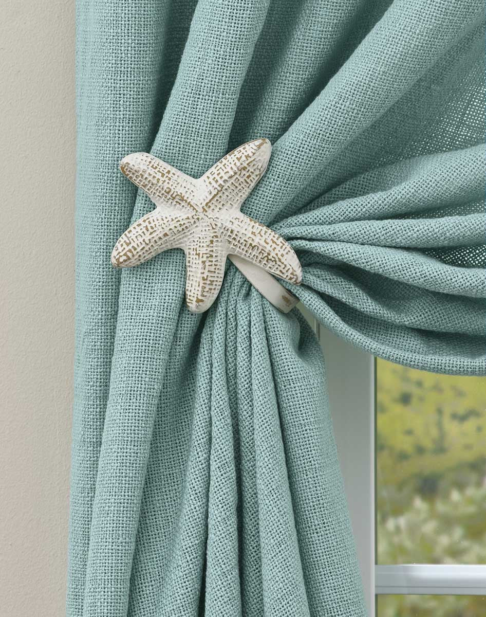 Starfish Curtain Tie Backs Set Of 2 Park Designs