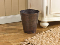 Thumbnail for Hammered Copper Finish Waste Basket - The Fox Decor
