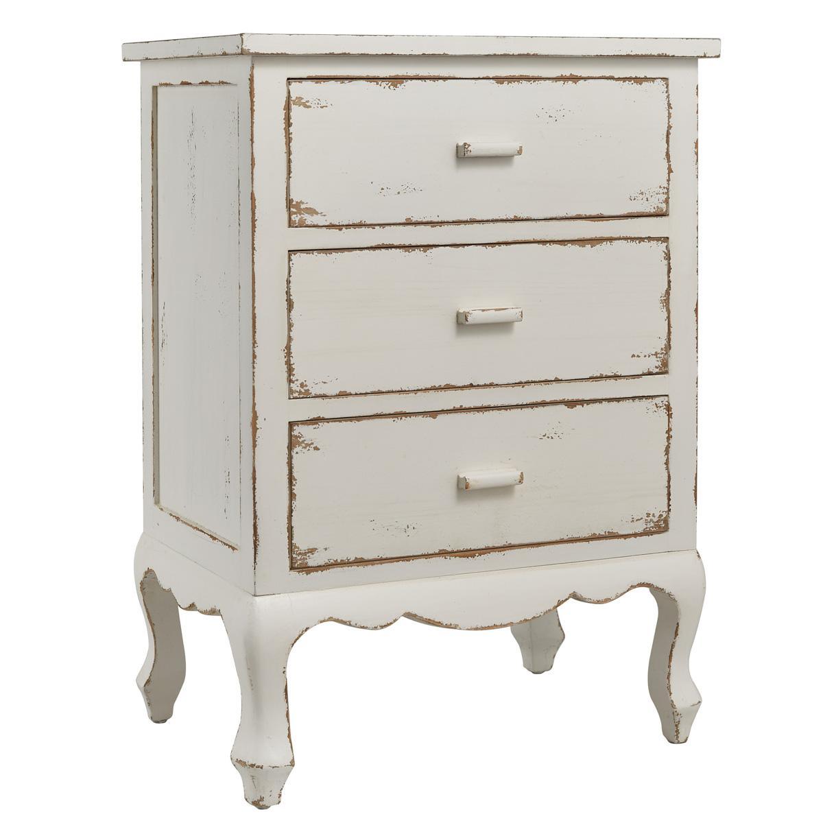 Cupboard Distressed White Park Designs - The Fox Decor