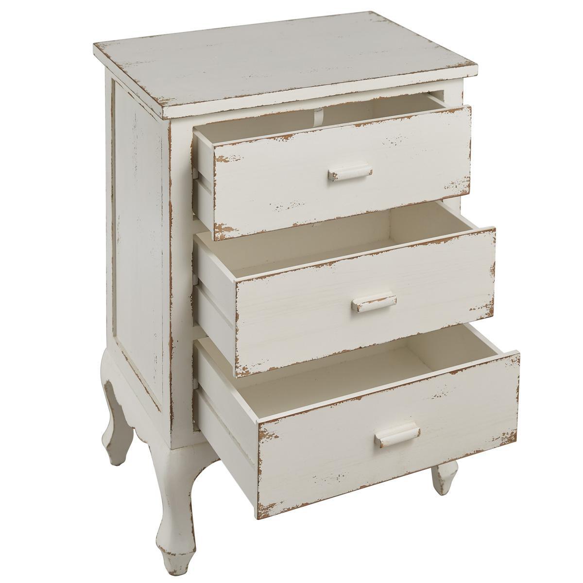 Cupboard Distressed White Park Designs - The Fox Decor