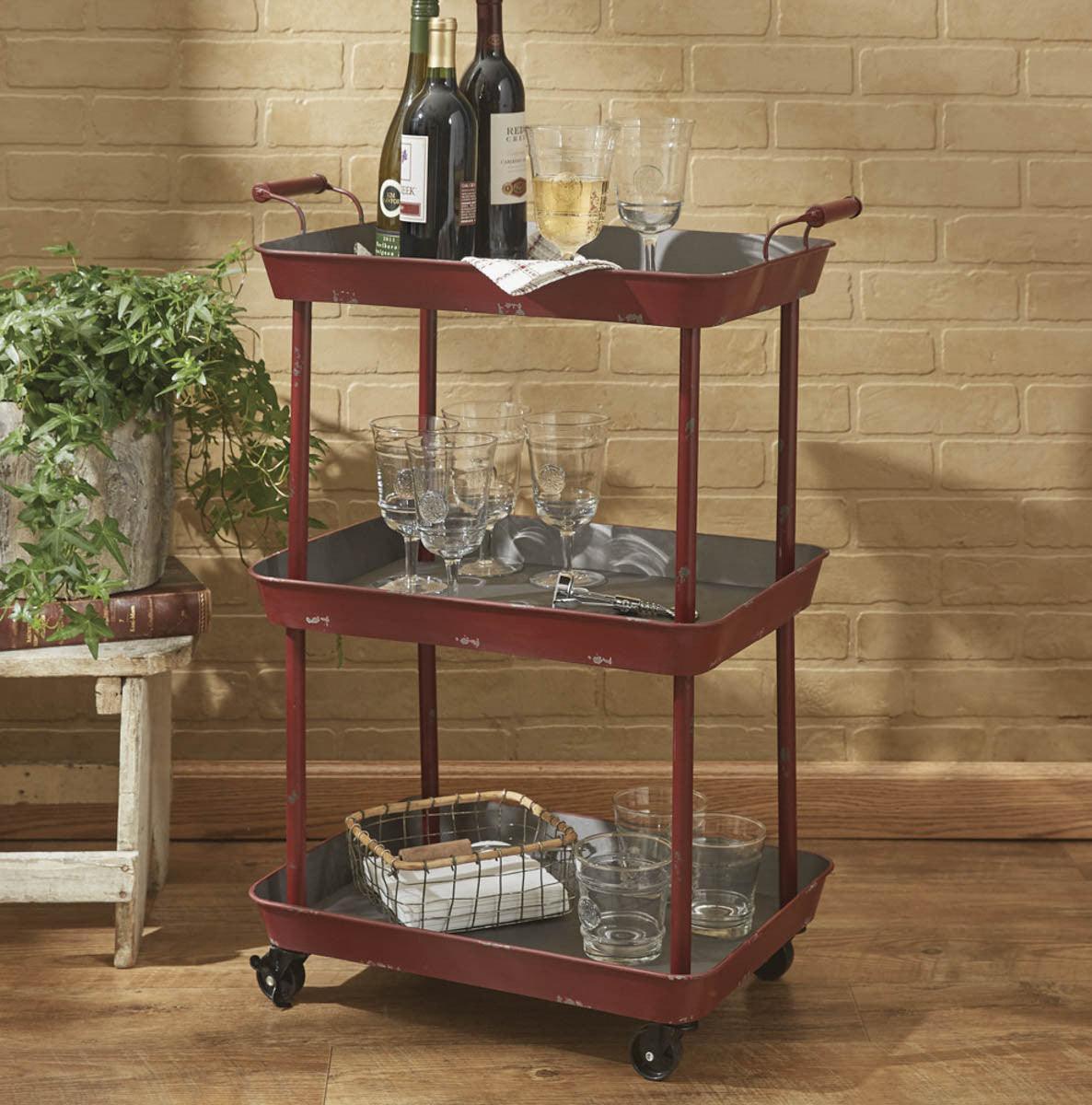 Utility Cart - Red Park Designs - The Fox Decor