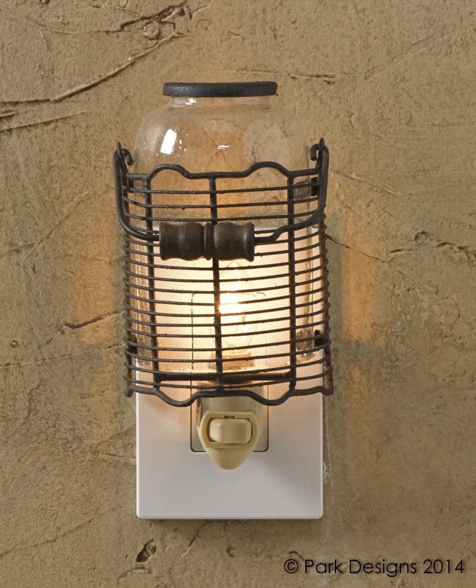 Wire Jar Night Light - Park Designs - The Fox Decor