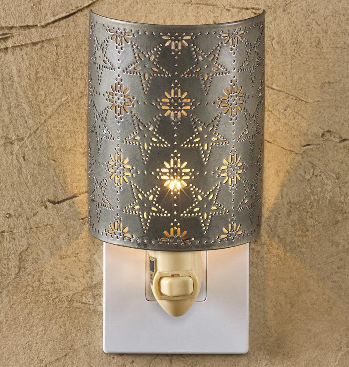Tin Star Punched Night Light - Park Designs - The Fox Decor